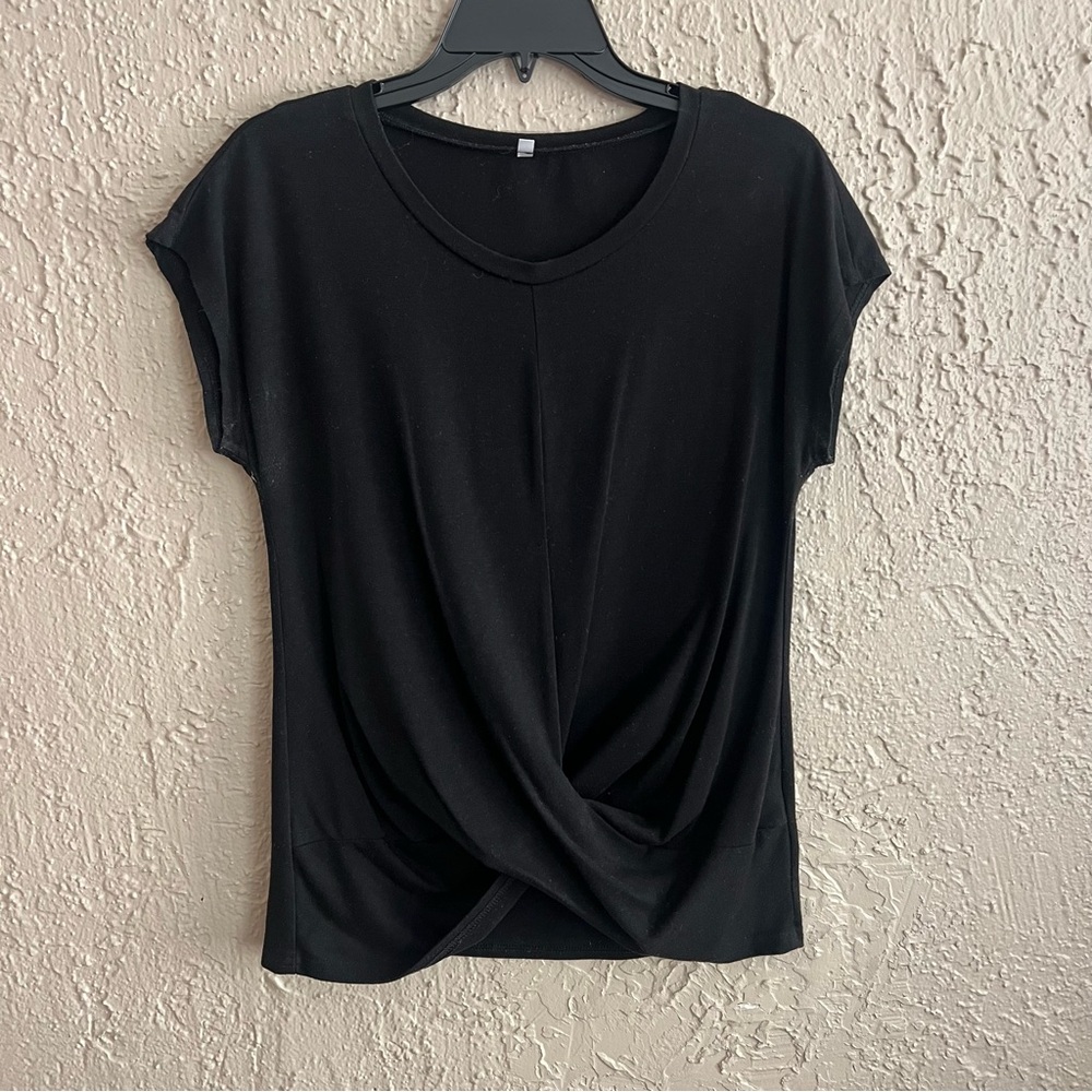 ⭐️ Relaxed Tie Front Short Sleeve Tee